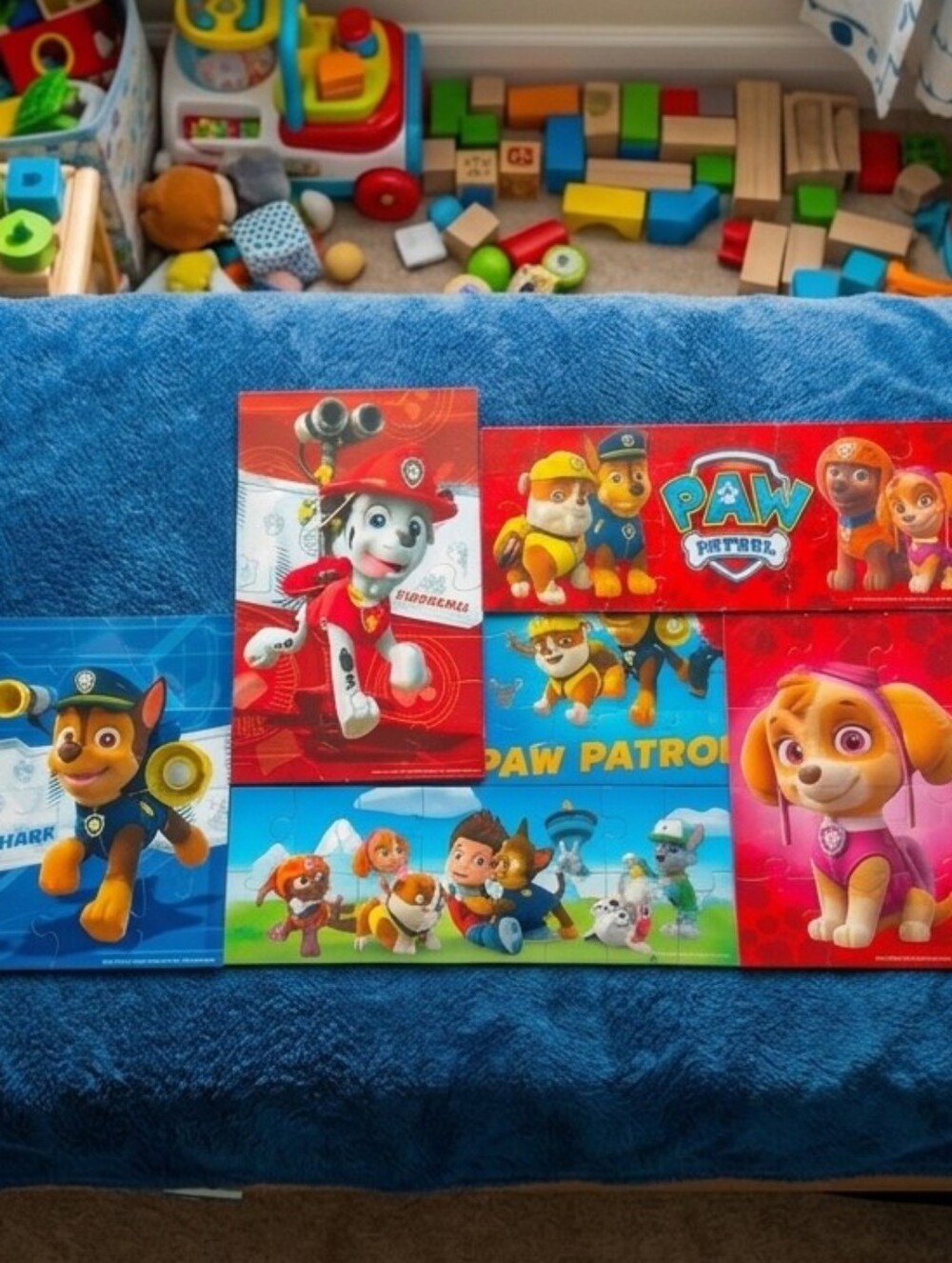 Paw Patrol Colorful Character Puzzles - 5 In 1
